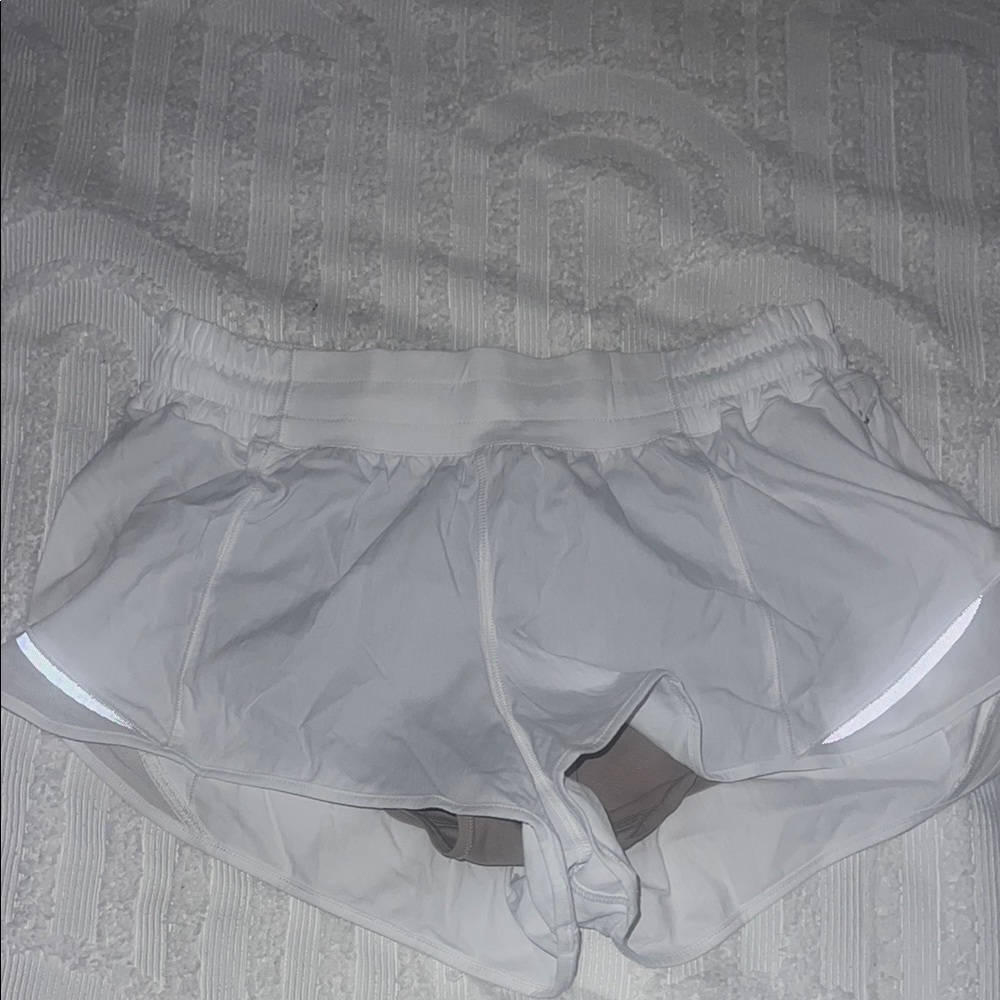Lululemon Athletica White Athletic Shorts Lightweight and Airy